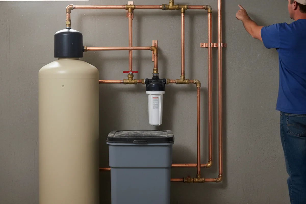 Whole-house water treatment system installed in Lenexa